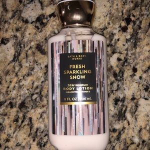 🔥 5/$50 Bath & Body Works FRESH SPARKLING SNOW 24 hr Moisture Body Lotion